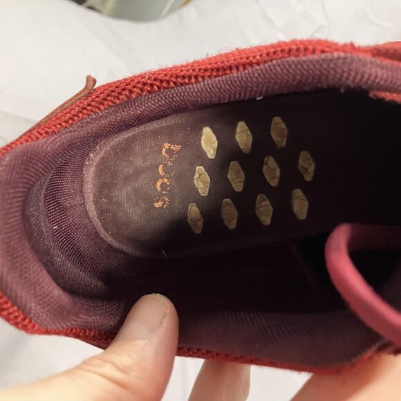 Adidas NMD R2 Shoes Mens Size 11 Maroon Red Boost Knit Sneakers Gum Sole‎ CQ2402 main image 4